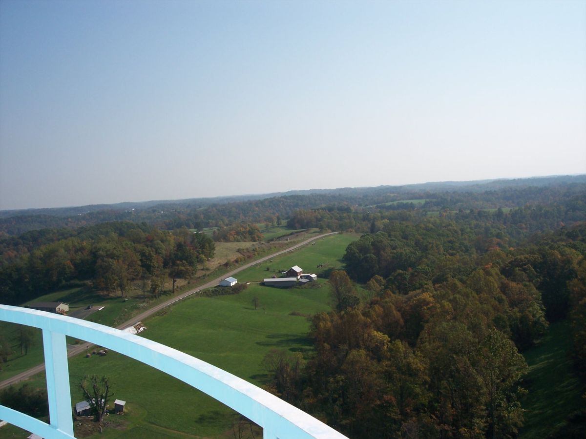 A view that goes on for miles and miles.